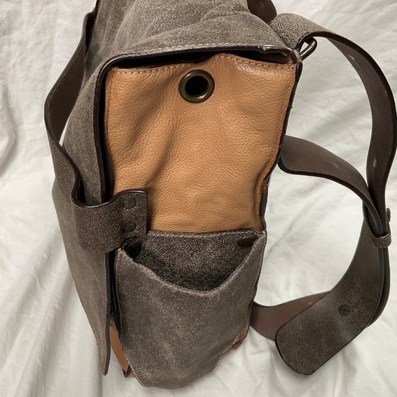 Scout by PPB Leather Convertible Crossbody Messenger and Diaper Bag - Picture 3 of 15